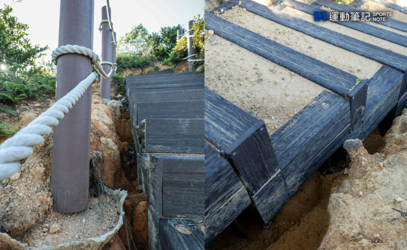 【話題】耗資1700萬  環保塑木興建環嶼遠足徑  完工不足兩年出現失修情況