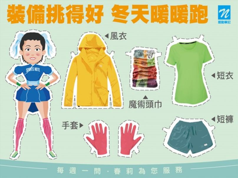裝備挑得好 冬天暖暖跑