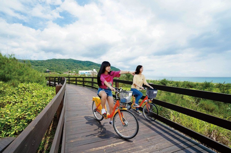 北觀處優化北海岸3條主要自行車道，美景、美食享人情味。圖／北觀處提供