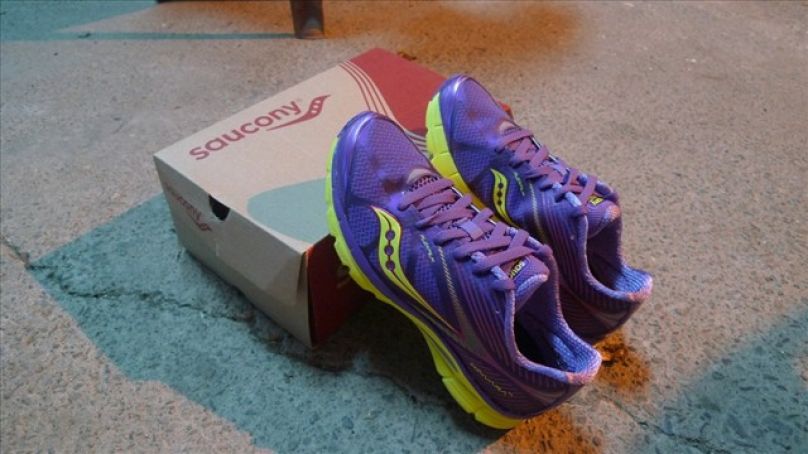 [跑鞋分享] Saucony Kinvara 4 我的亮紫夢幻逸品