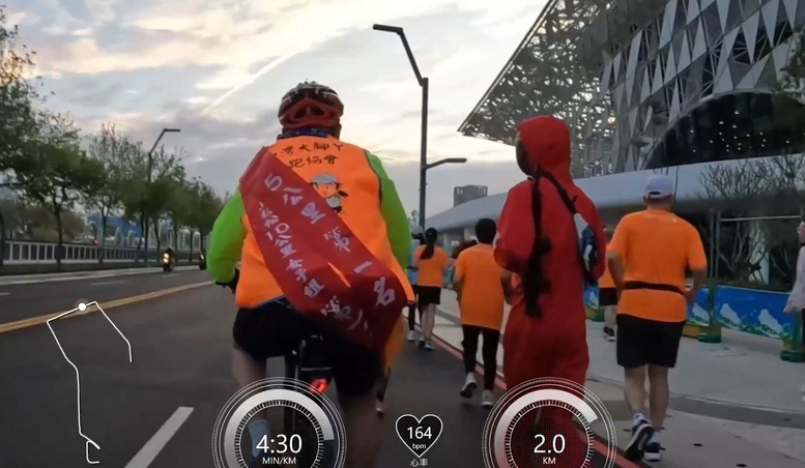 首次追上前導車，體驗總一視野(食安盃)