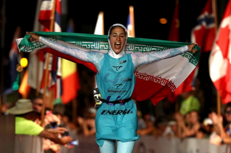 【鐵人三項】IRONMAN KONA 首位女性伊朗代表選手 Shirin Gemari