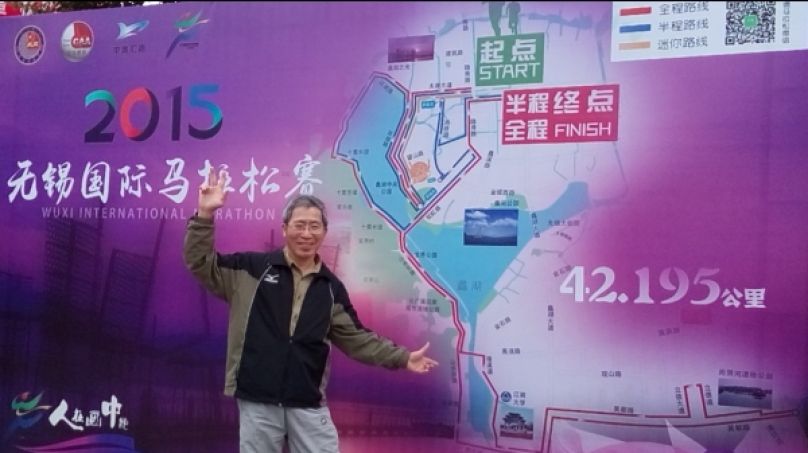 人在畫中跑, 有影無? 無錫國際馬拉松紀實