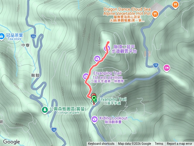 二延平步道（下午後雨天）預覽圖