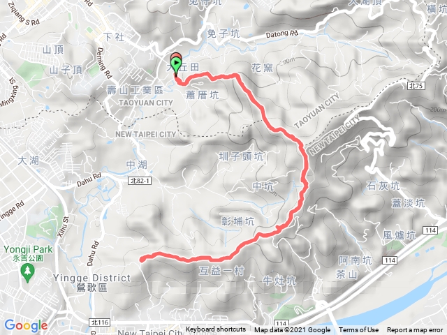 20210914福源山步道、光明山陵線步道