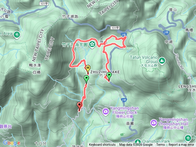 環竹子湖→猴崁古道→圳內預覽圖