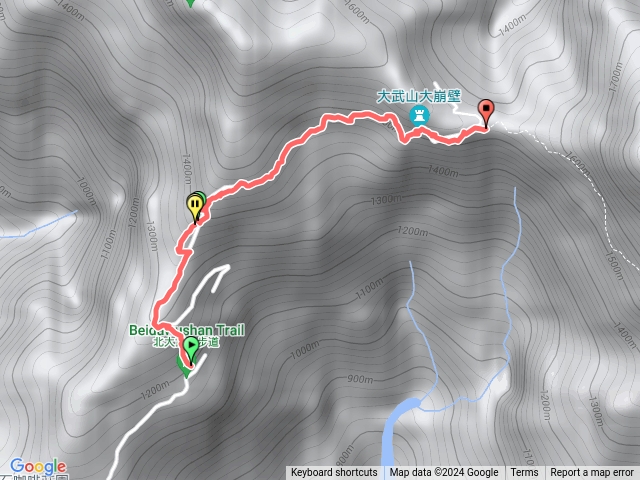 北大武山步道等新舊登山口