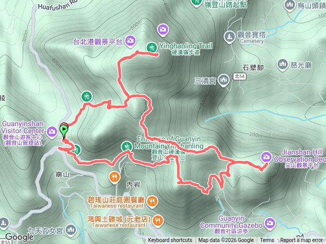 20260518占山(尖山)連峰＆硬漢嶺大崩壁O走預覽圖
