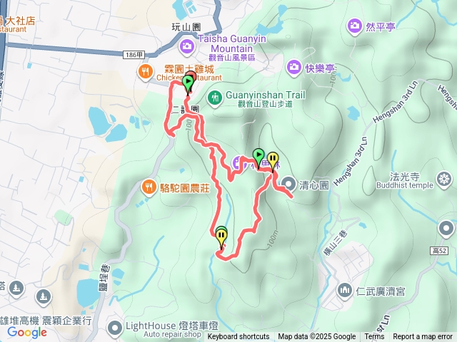 大社觀音山立山清新亭濟公廟