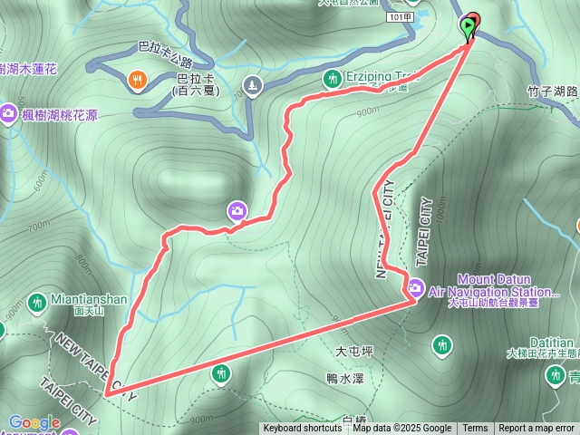 二子坪_面天坪_大屯西南主峰_二子坪。