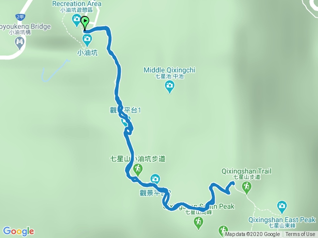 小百岳-小油坑登七星山主、東峰