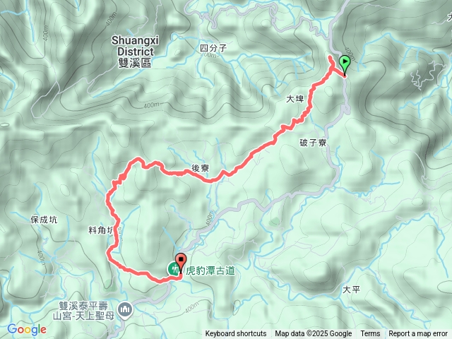 2025-08-22雙溪蘭平千里大埤山大樟嶺古道料角坑古道崩山坑古道下虎豹潭