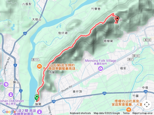 夏日高雄旗靈縱走