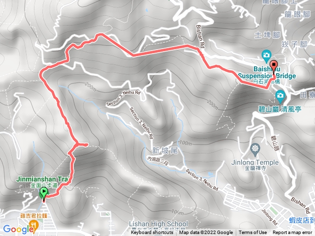 金面山＋論劍亭＋剪刀石＋忠勇山＋碧山巖