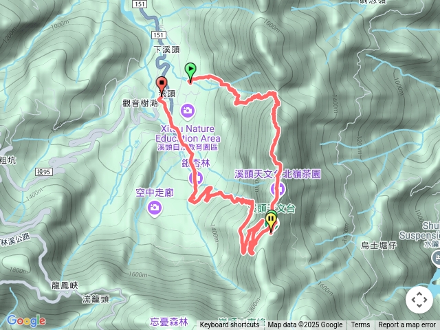 溪頭北嶺/天文台/第二出口O繞