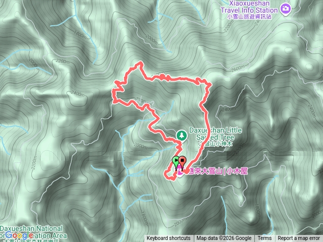 稍來小雪山國家步道大O型預覽圖