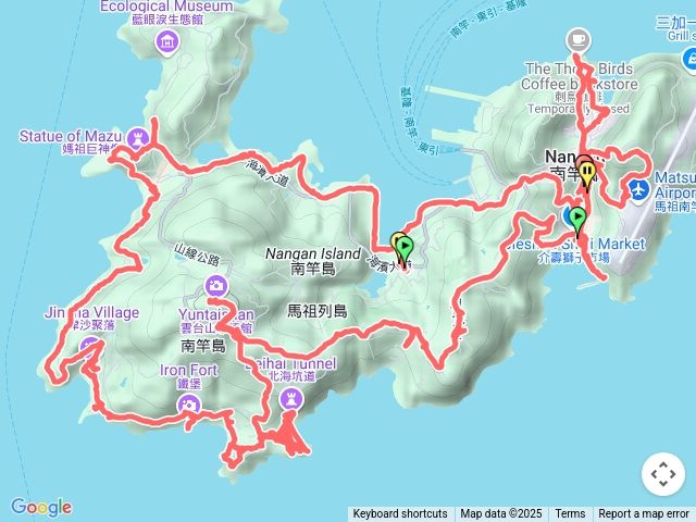 馬祖南竿島徒步預覽圖