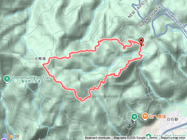 圓通寺-鵲子山-五峰旗山-840峰-水鴨池-水鴨崙-保線路O型預覽圖