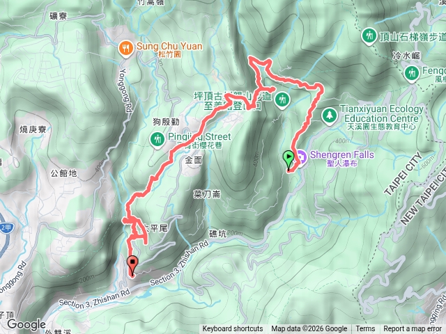 溪山瀑布