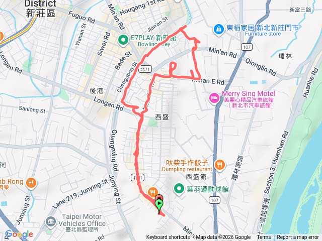 民安東路至河堤