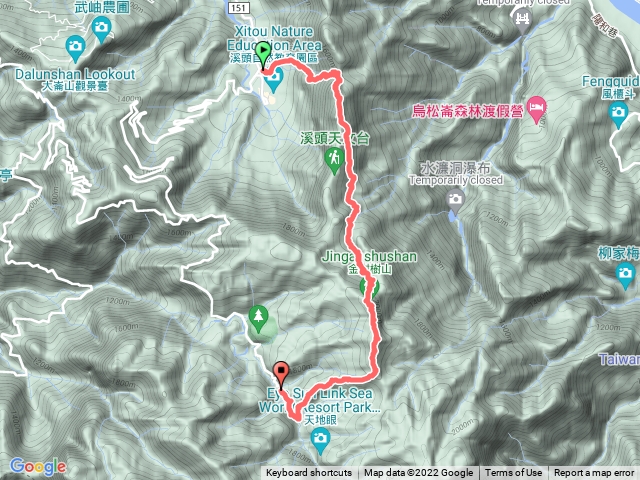 1110716溪頭天文台金柑樹山杉林溪藥用煮植物園