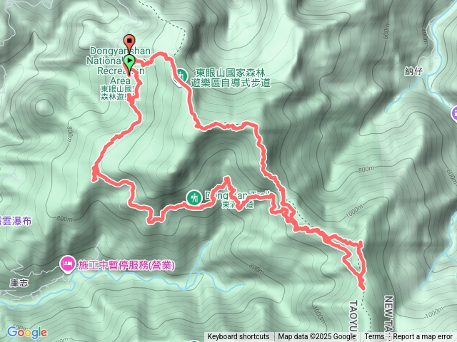 東眼卡卡縱走預覽圖