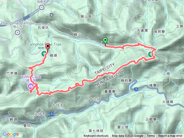 二四六縱走下銀河洞出貓空