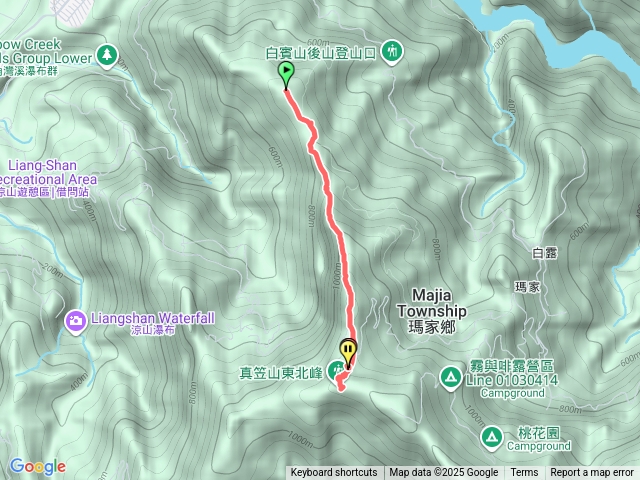 白賓山真笠山東北峰預覽圖
