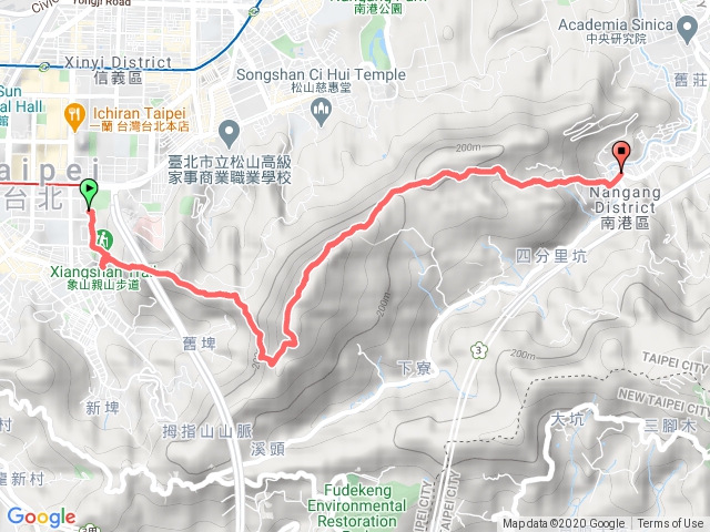 象山-南港山-九五峰-中華科技大學