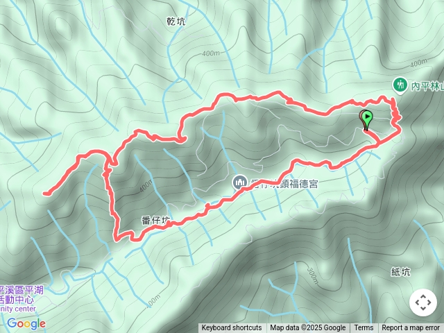114.06.28內平林山-番子坑山-平湖森林遊樂區之O型