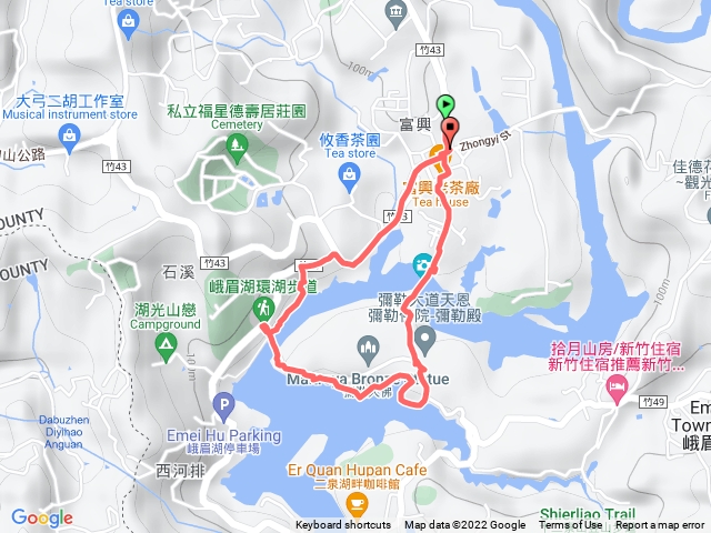 峨眉湖環湖