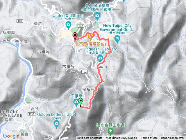 2022-09-17不厭亭-牡丹山-百二崁步道-石尾步道-福山宮