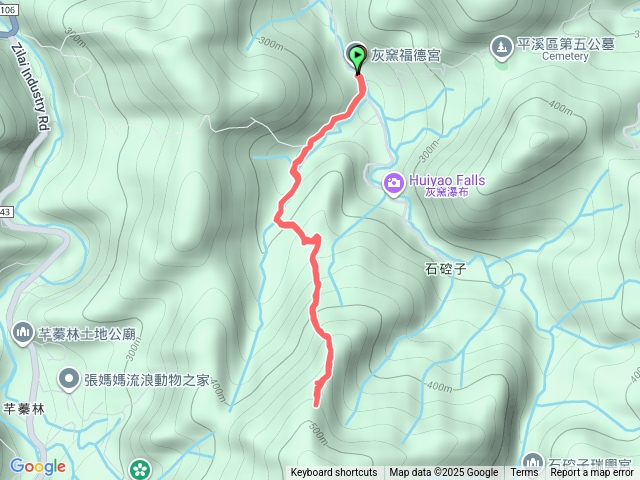 2025-10-31 週六砍不停行程先走 灰窯善覺寺循稜探路至畝畝山2(未完)