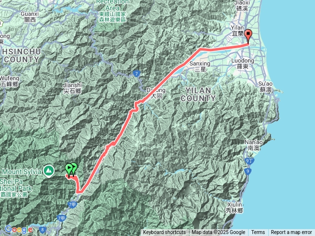 雪山登山口至哭坡預覽圖