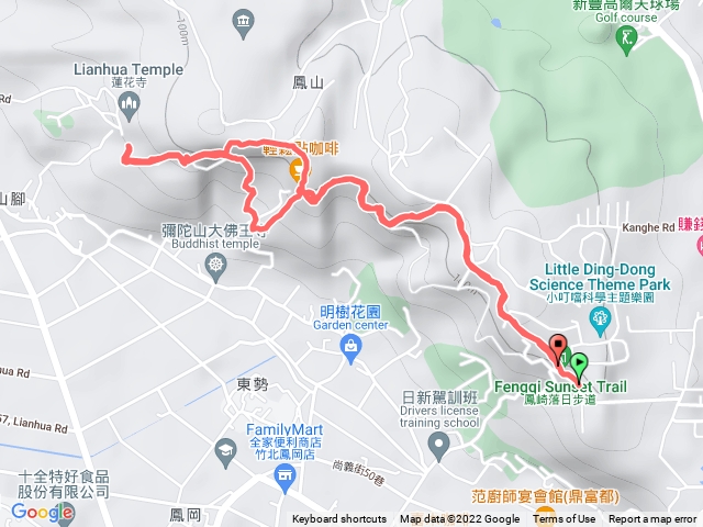 2022/12/20鳳崎落日步道（天德堂-蓮花寺）