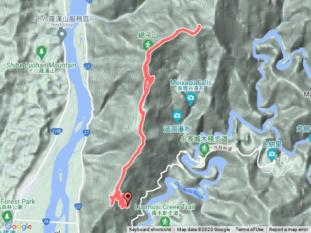 日治六龜警備道南段（南真我山、真我山、網子山、網子山東北峰、鳴海下山、鳴海山）2023-02-23預覽圖