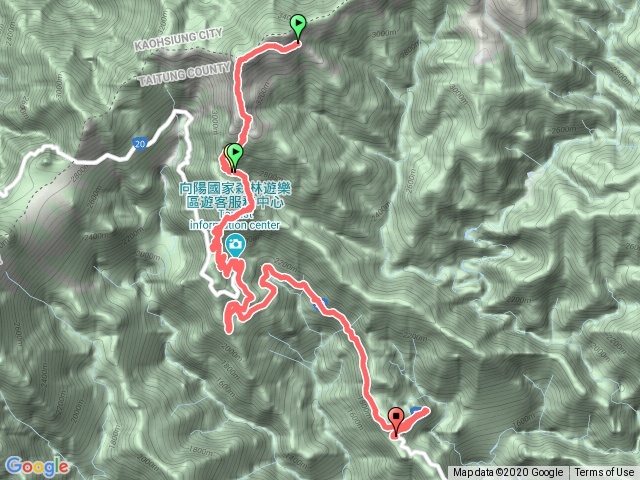 嘉明湖山屋-登山口