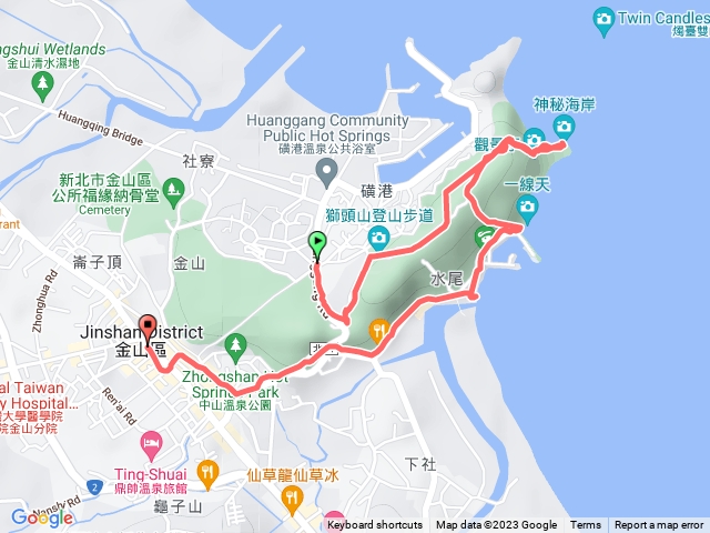 獅頭山步道➡ 雙燭台➡ 神秘海岸➡ 水尾漁港➡回 金山老街😃👍！