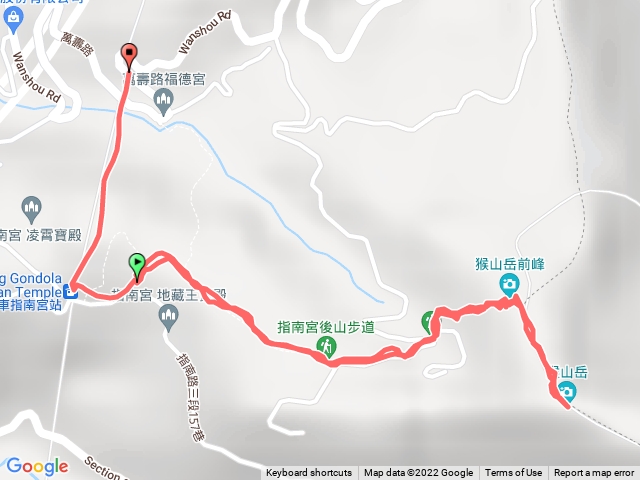 20220319貓纜指南宮站～猴山岳前主峰