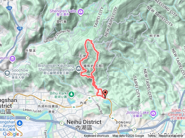 龍船岩、開眼山、白石湖山、碧山