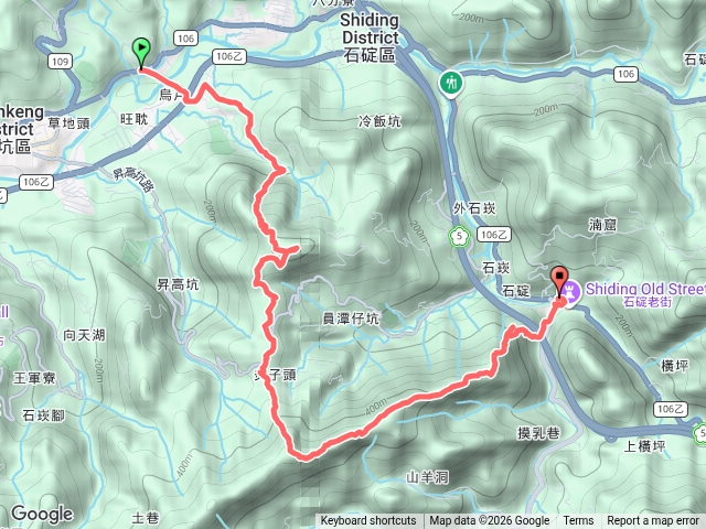 新北深坑.石碇地區郊山行程：烏龜縱走。[烏月山(三貢嶺山),白馬將軍洞巨岩,炙子頭山,西帽子岩,石龜,石龜嶺]預覽圖