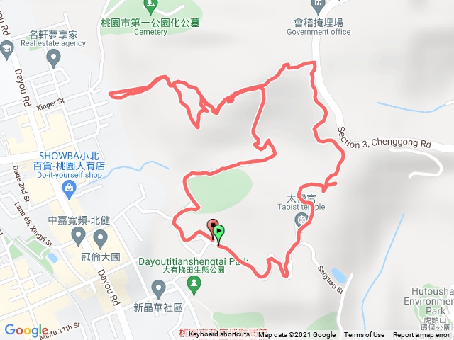 福頭山，太極宮，中福宮