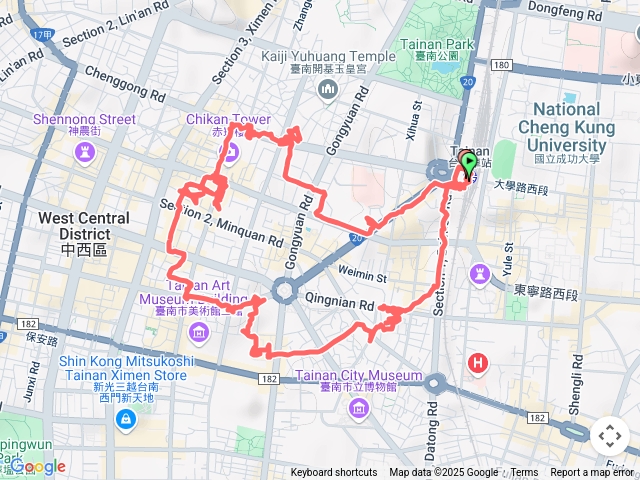 台南市走路運動逛古蹟