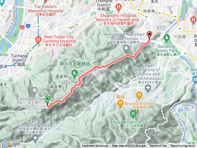 天上山縱走_桐花公園到南勢角