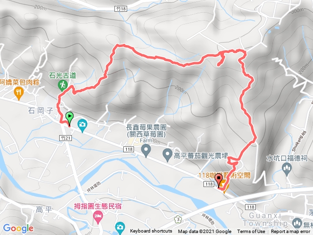 110/10/23新竹縣關西鎮石光古道、面埔頂山