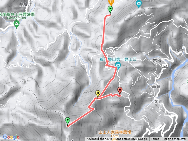 大隘山、鵝公髻山一上二下