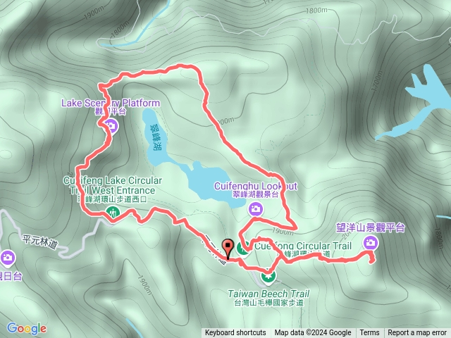 望洋山、翠峰湖環山步道O形預覽圖