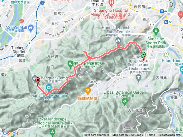 安光公園到天上山