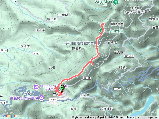 雲嘉四連峰-太平到二尖