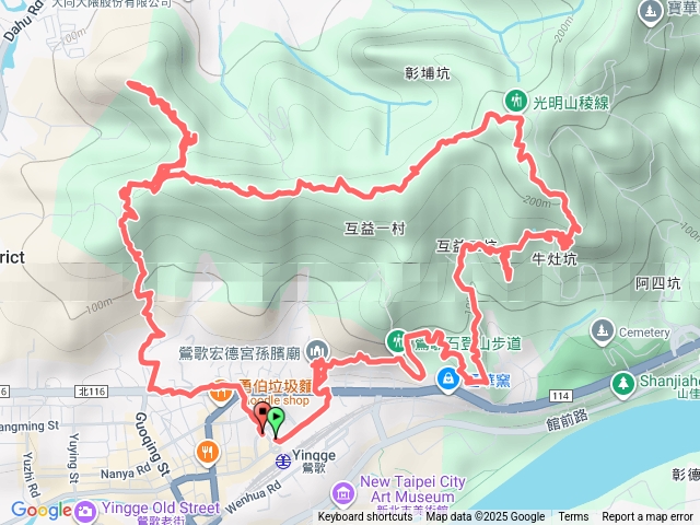 孫龍步道龜崙山牛灶坑山鶯歌蛋山8.4K